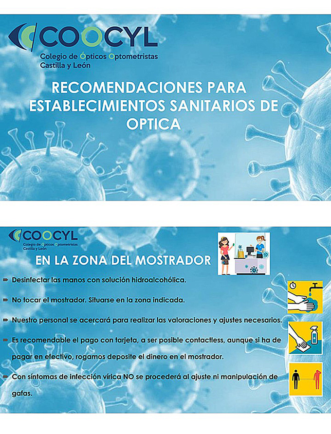 Recomendaciones sobre LENTES DE CONTACTO durante la pandemia COVID-19
